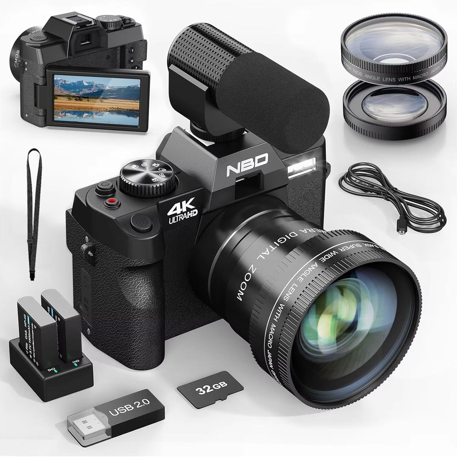 Japanese Lifestyle Images - NBD S100F 48MP&4K Digital Camera with