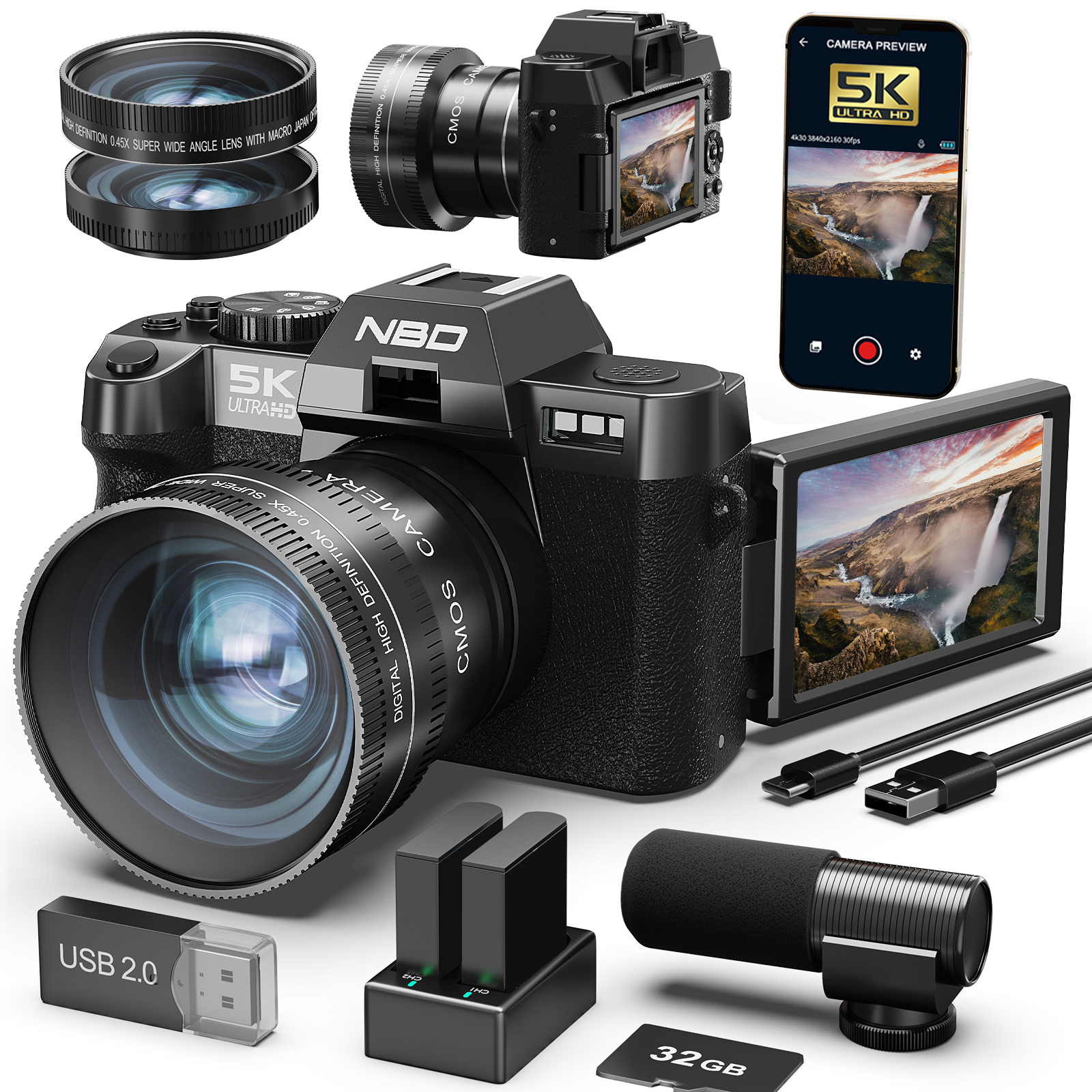 Japanese Lifestyle Images - NBD 48MP&4K Digital Cameras for Photography