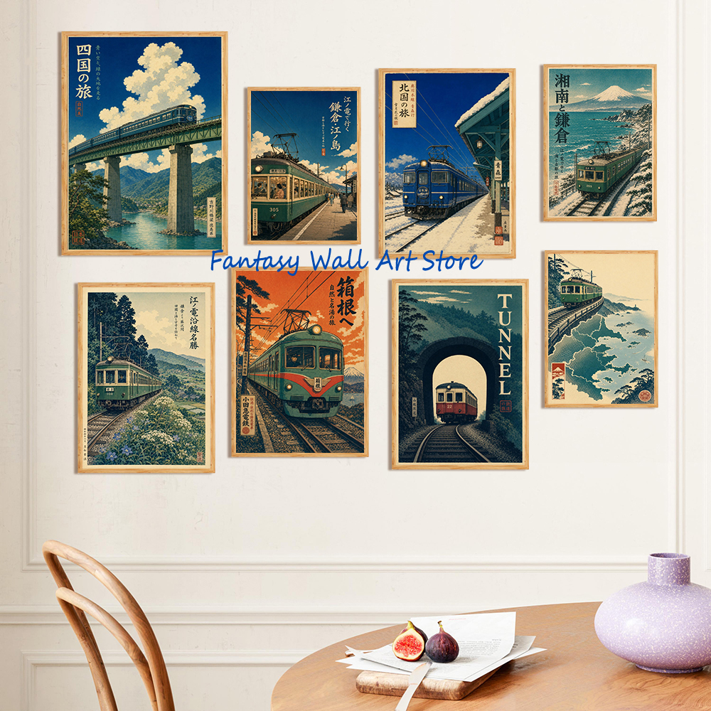 Lifestyle Of Japanese - Japanese Train Blue Railway Station Scene
