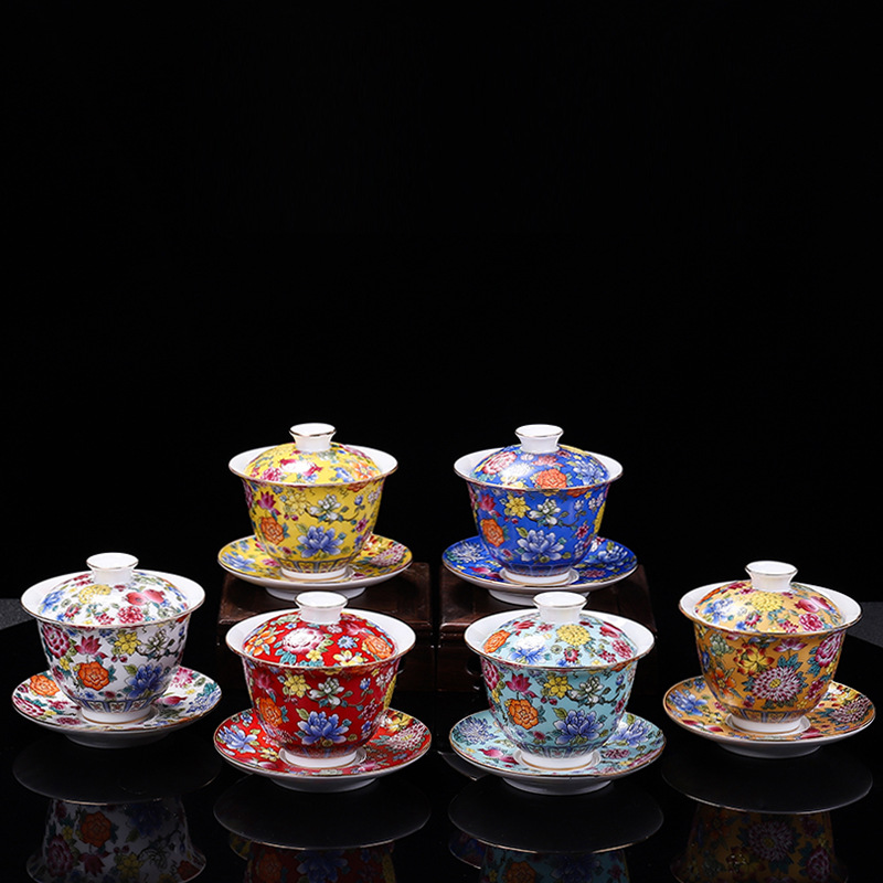 HMLOVE White Porcelain Sancai  - Matcha Bowl Chawan บทวิจารณ์และราคา