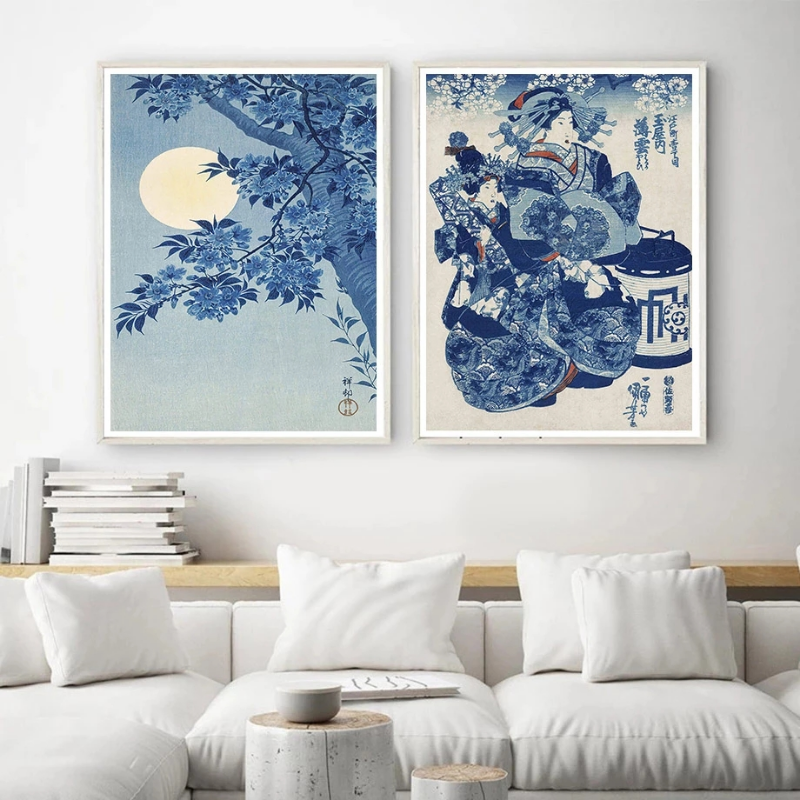 Vintage Hokusai Waves Mount Fu - Japanese Women Lifestyle บทวิจารณ์และราคา