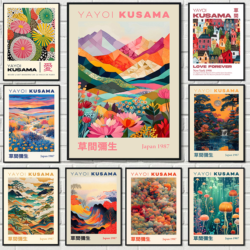 Yayoi Kusama Japanese Style Ge - Lifestyle Of Japanese บทวิจารณ์และราคา