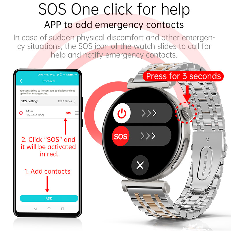 JA02 Women Smartwatch Fashion  - Japanese Women Lifestyle บทวิจารณ์และราคา