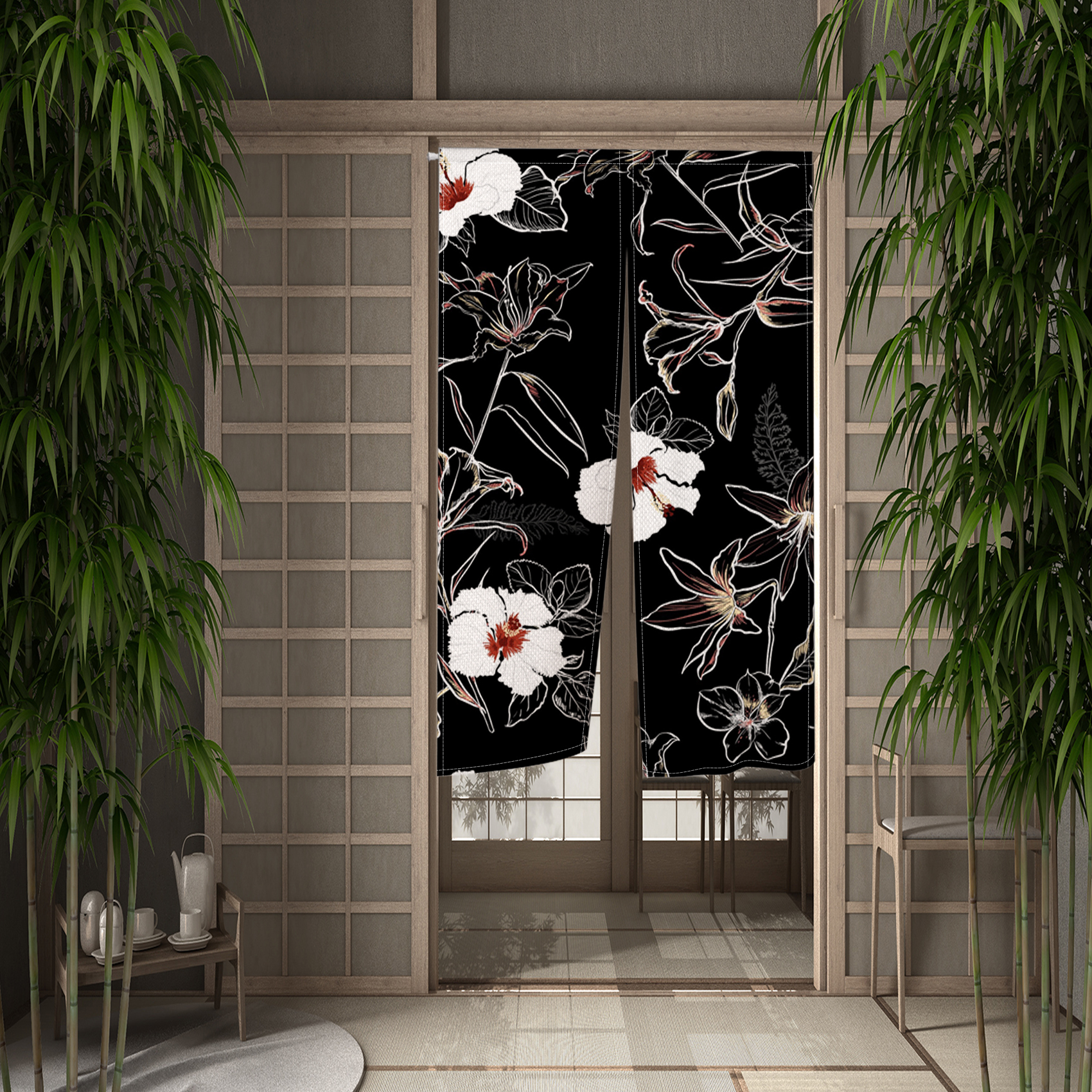 Japanese Luxury Door Curtains  - Noren Curtain Doorway บทวิจารณ์และราคา