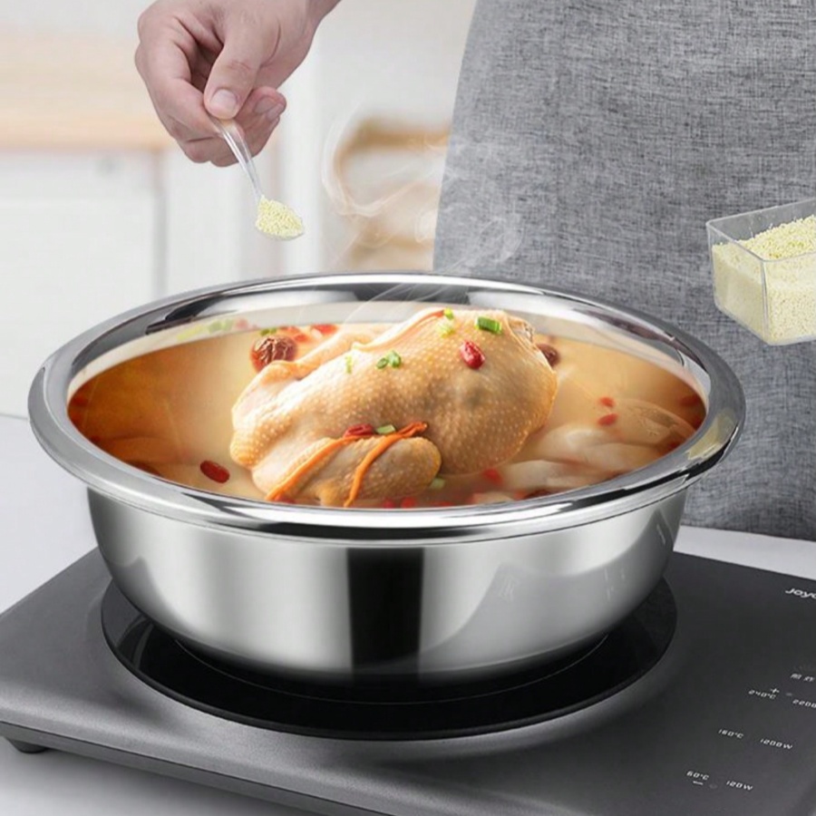 Stainless Steel Round Kitchen  - Matcha Bowl Chawan บทวิจารณ์และราคา