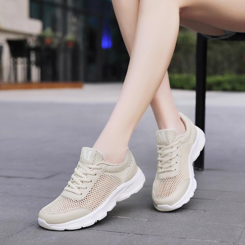 Summer Breathable Sneakers Wom - Japanese Women Lifestyle บทวิจารณ์และราคา