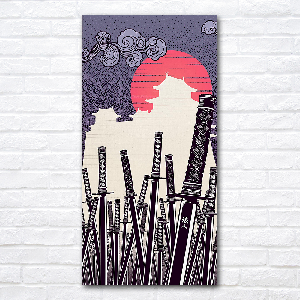 Japanese Katana Canvas Paintin - Lifestyle Of Japanese บทวิจารณ์และราคา