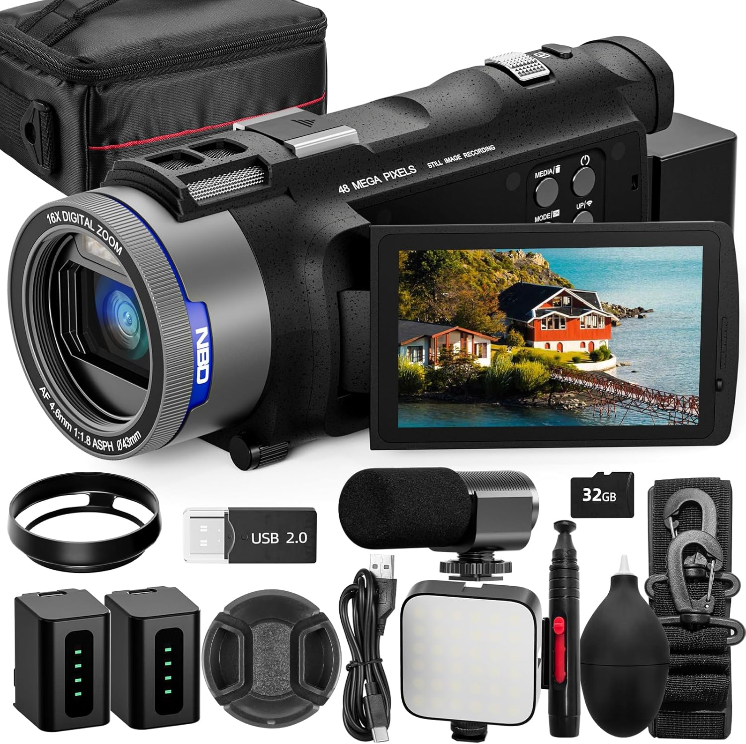 NBD 4K Camcorder Video Camera  - Japanese Lifestyle Images บทวิจารณ์และราคา