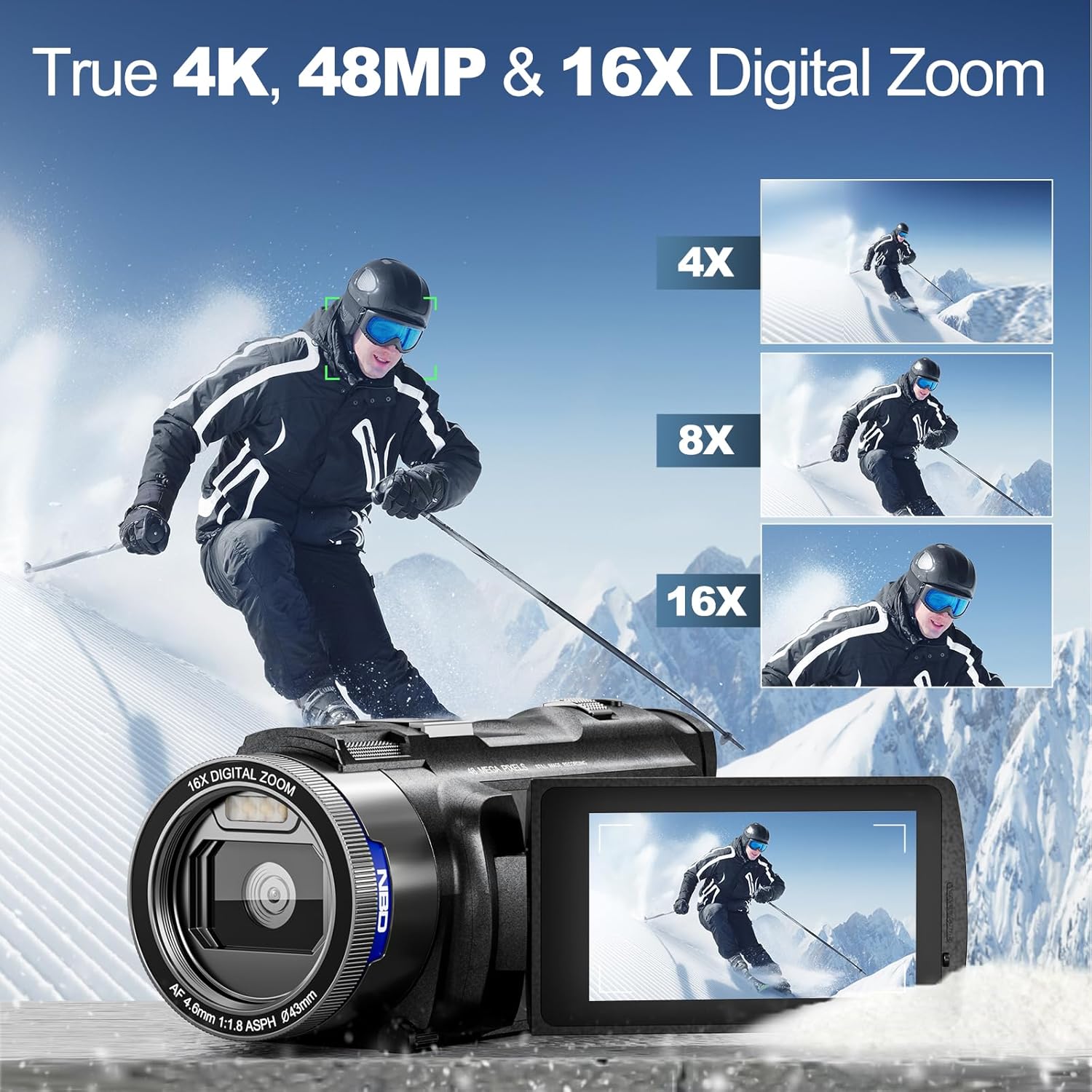 NBD 4K Camcorder Video Camera  - Japanese Lifestyle Images บทวิจารณ์และราคา