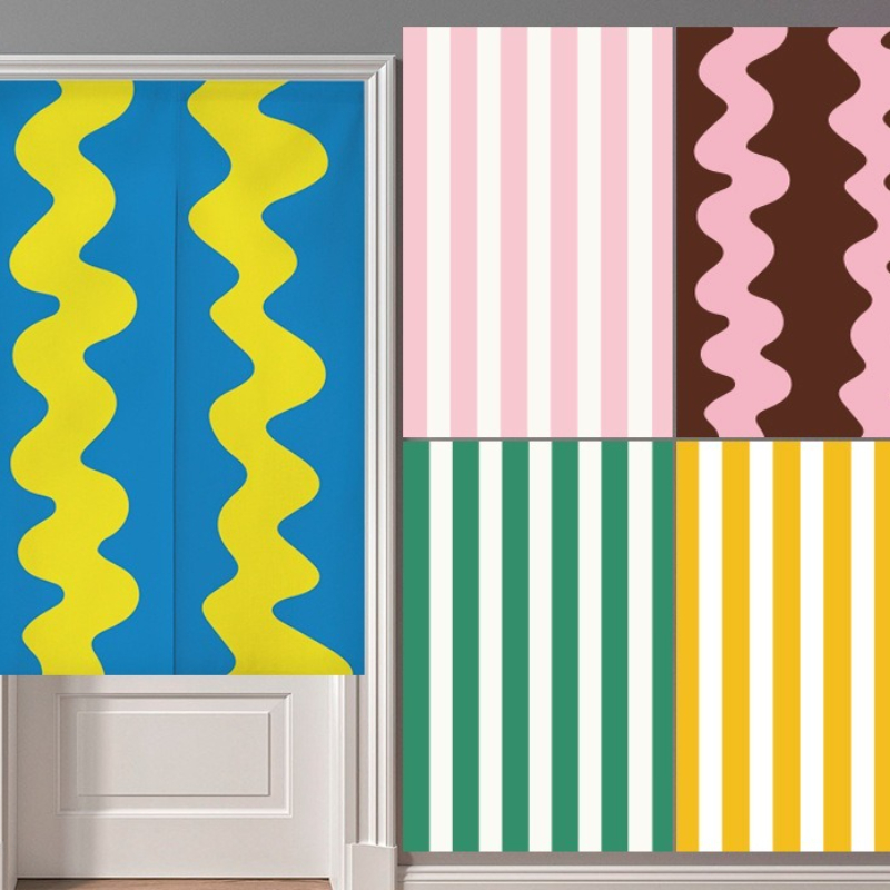 Contrasting color waves changi - Noren Curtain Doorway บทวิจารณ์และราคา
