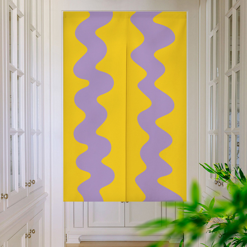 Contrasting color waves changi - Noren Curtain Doorway บทวิจารณ์และราคา