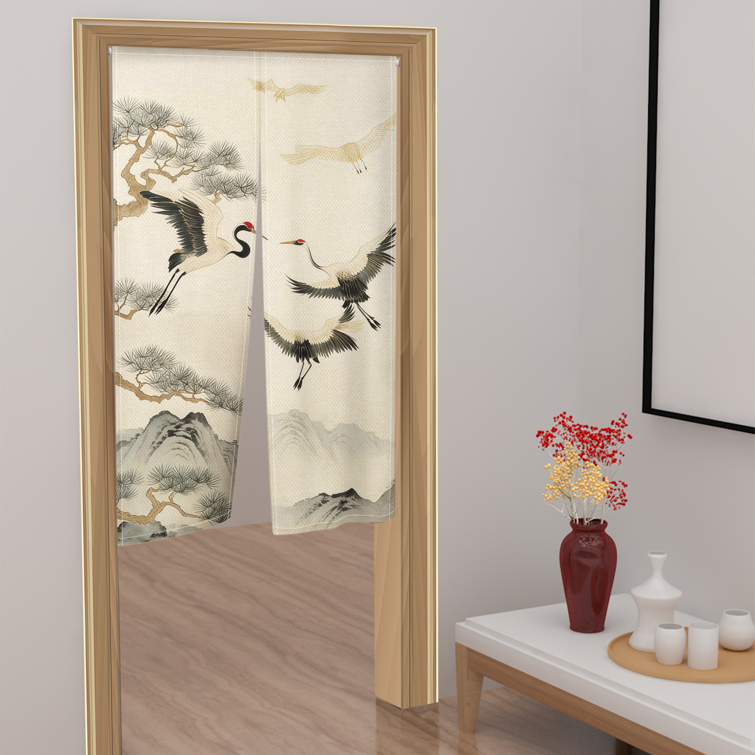 Japanese Style Noren Door Curt - Noren Curtain Doorway บทวิจารณ์และราคา