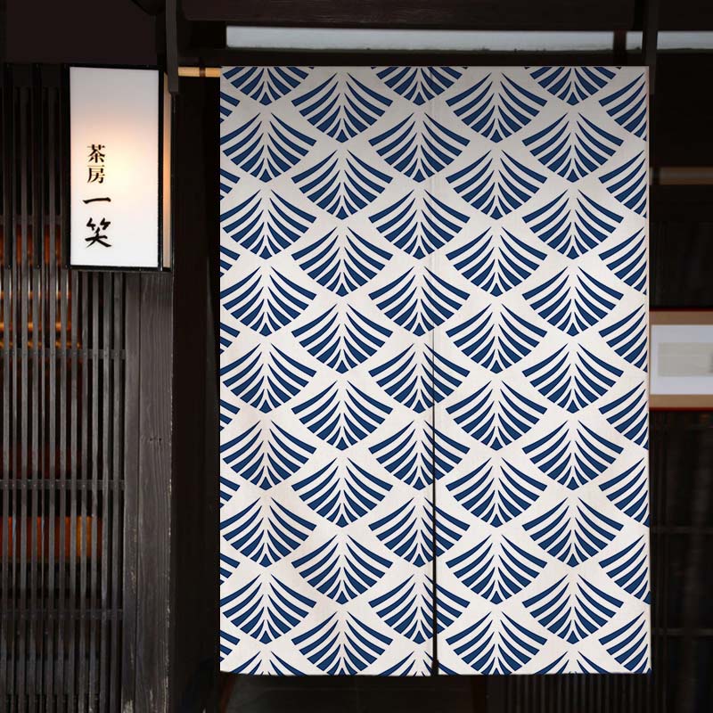 Waves Texture Japanese Noren D - Noren Curtain Doorway บทวิจารณ์และราคา