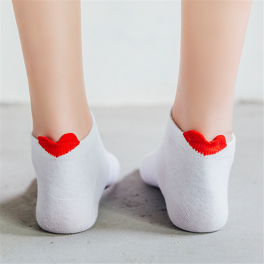 1 Pair Cute Girls' 3D Heart He - Japanese Women Lifestyle บทวิจารณ์และราคา