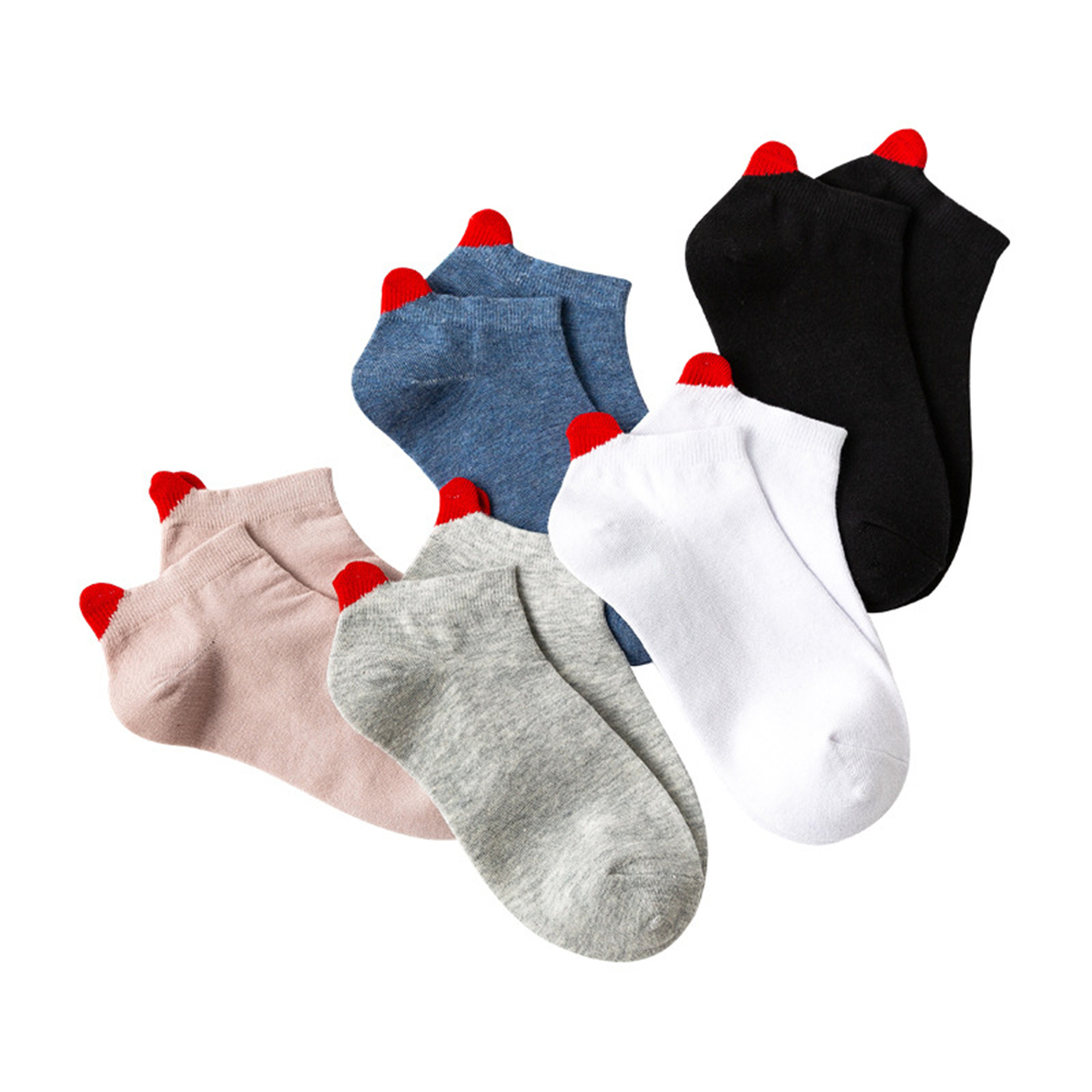 1 Pair Cute Girls' 3D Heart He - Japanese Women Lifestyle บทวิจารณ์และราคา