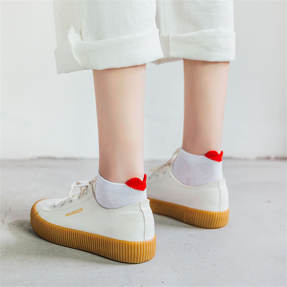 1 Pair Cute Girls' 3D Heart He - Japanese Women Lifestyle บทวิจารณ์และราคา
