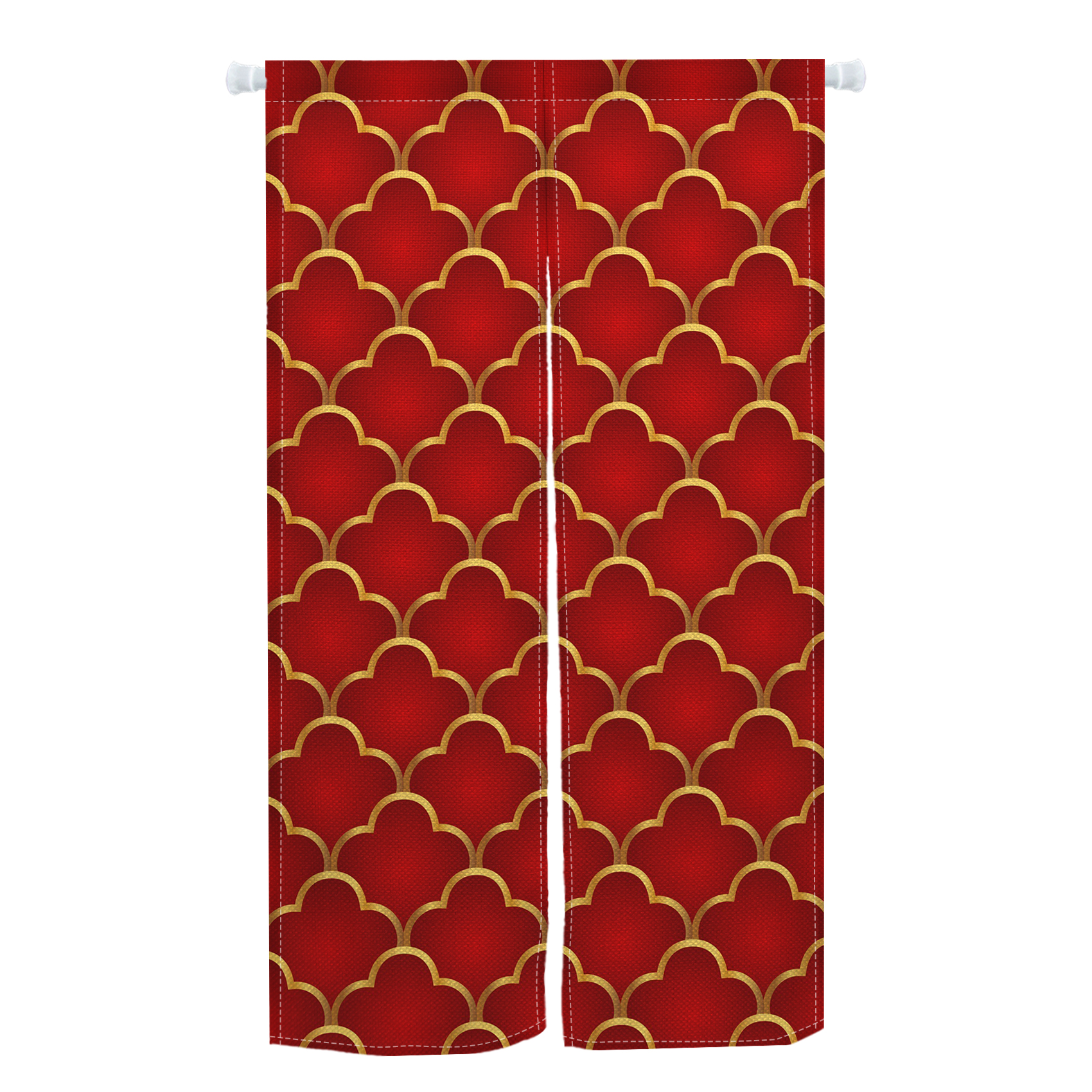 Chinese Red Auspiciousness Moi - Noren Curtain Doorway บทวิจารณ์และราคา