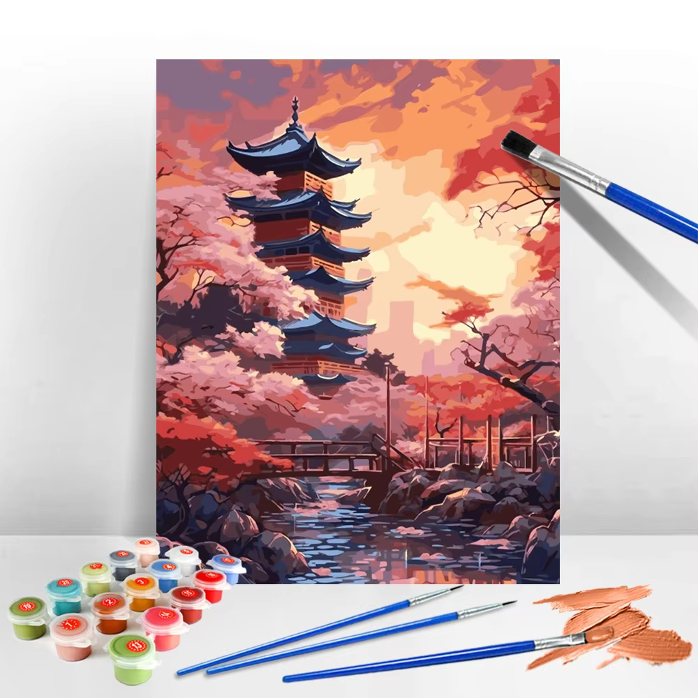 Handpainted Oil Painting Templ - Japanese Lifestyle Game บทวิจารณ์และราคา