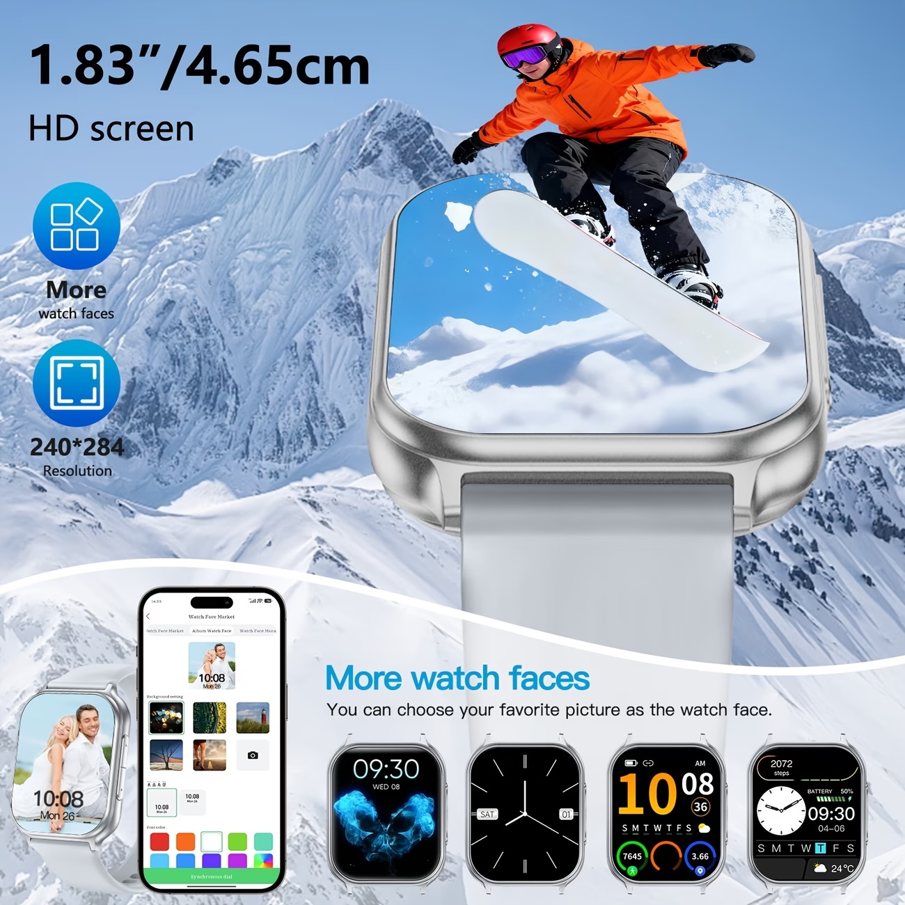 2026 New Style 1.83'' Smart Wa - Japanese Women Lifestyle บทวิจารณ์และราคา
