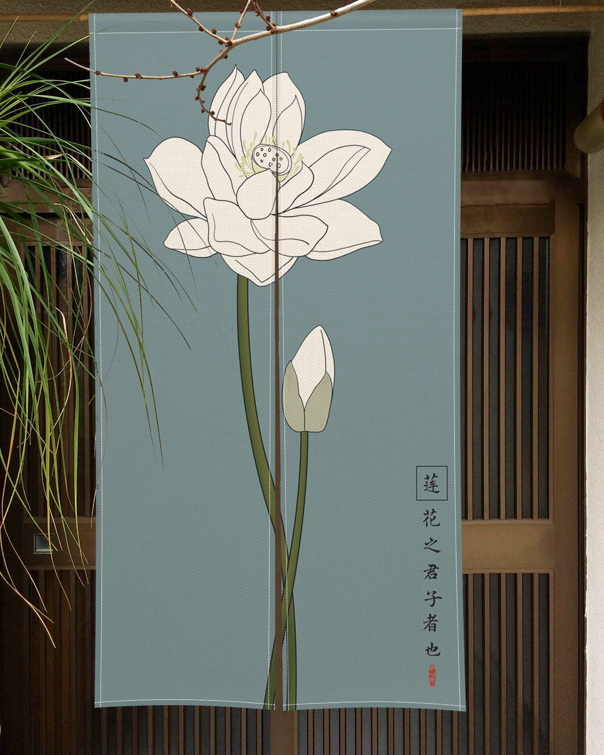 Japanese Noren Doorway Chinese - Noren Curtain Doorway บทวิจารณ์และราคา