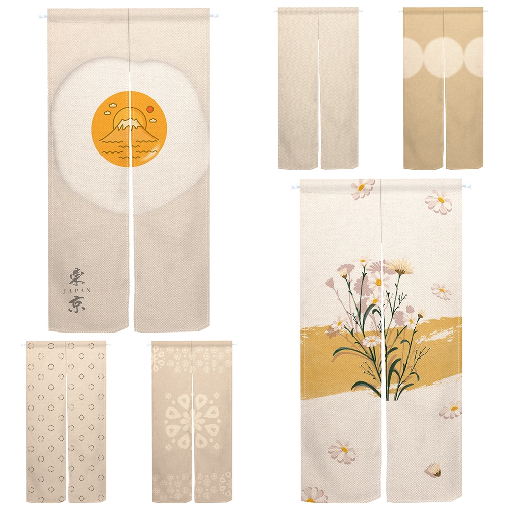 Beige Noren Split Japanese Doo - Noren Curtain Doorway บทวิจารณ์และราคา