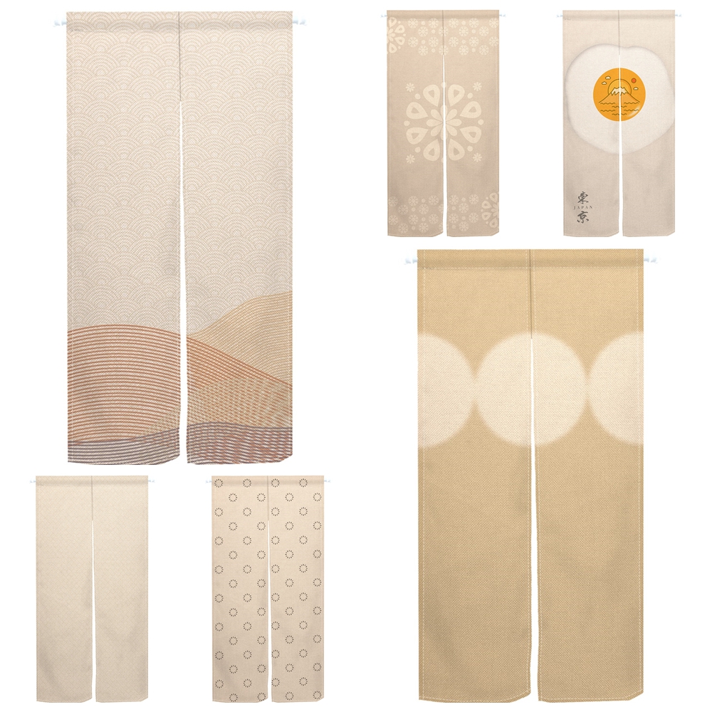 Beige Noren Split Japanese Doo - Noren Curtain Doorway บทวิจารณ์และราคา