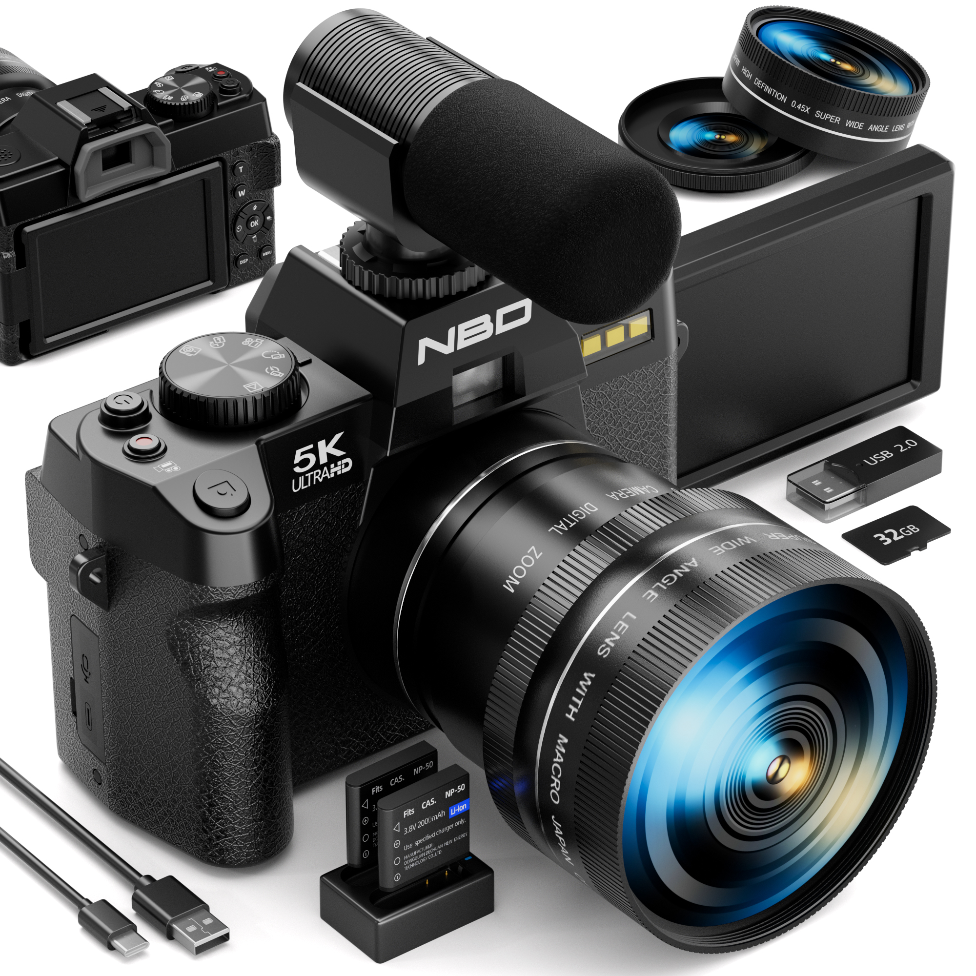 NBD 5K 48MP Digital Cameras fo - Japanese Lifestyle Images บทวิจารณ์และราคา