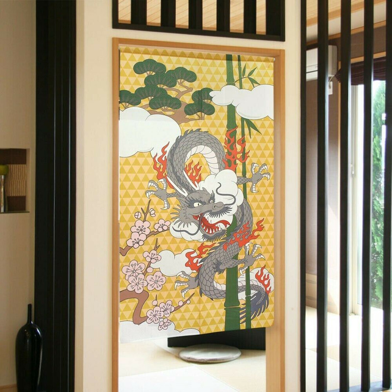 Traditional Chinese Dragon Fly - Noren Curtain Doorway บทวิจารณ์และราคา