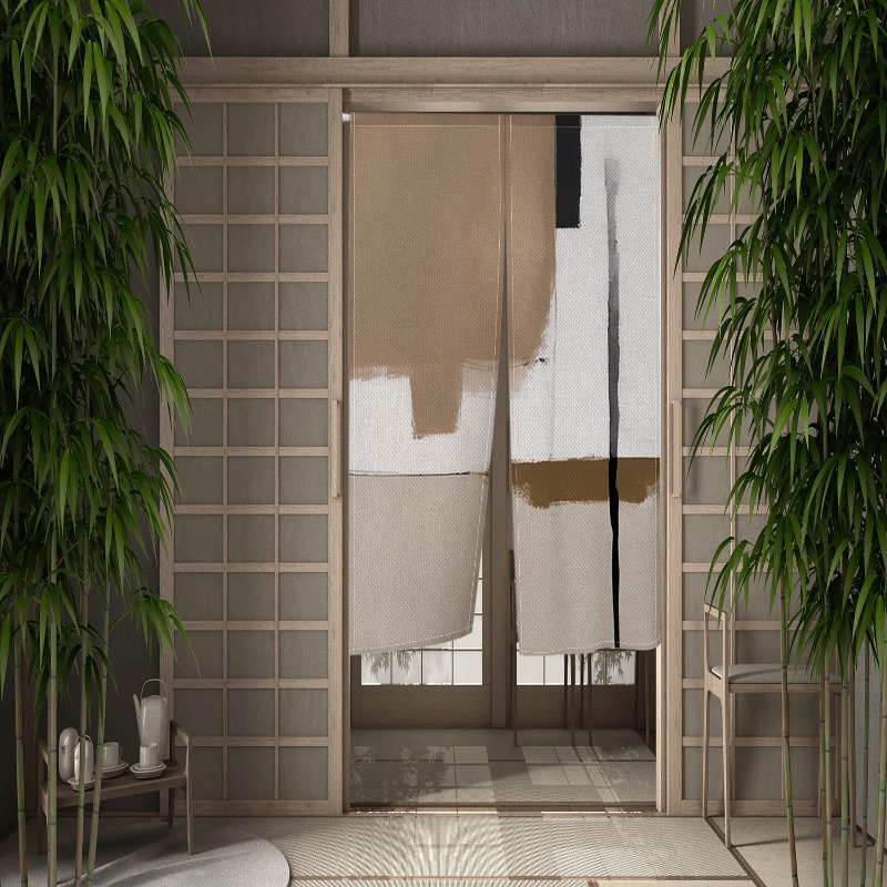 Abstract Graffiti Japanese Nor - Noren Curtain Doorway บทวิจารณ์และราคา