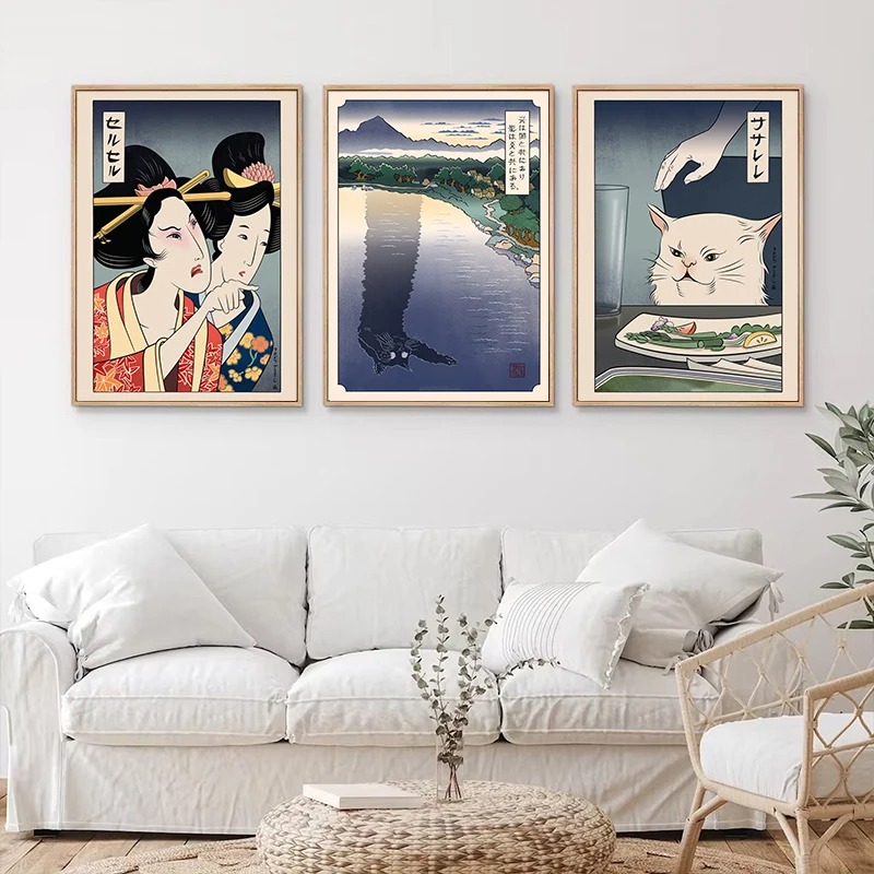 Japanese Ukiyoe Style Poster P - Japanese Women Lifestyle บทวิจารณ์และราคา