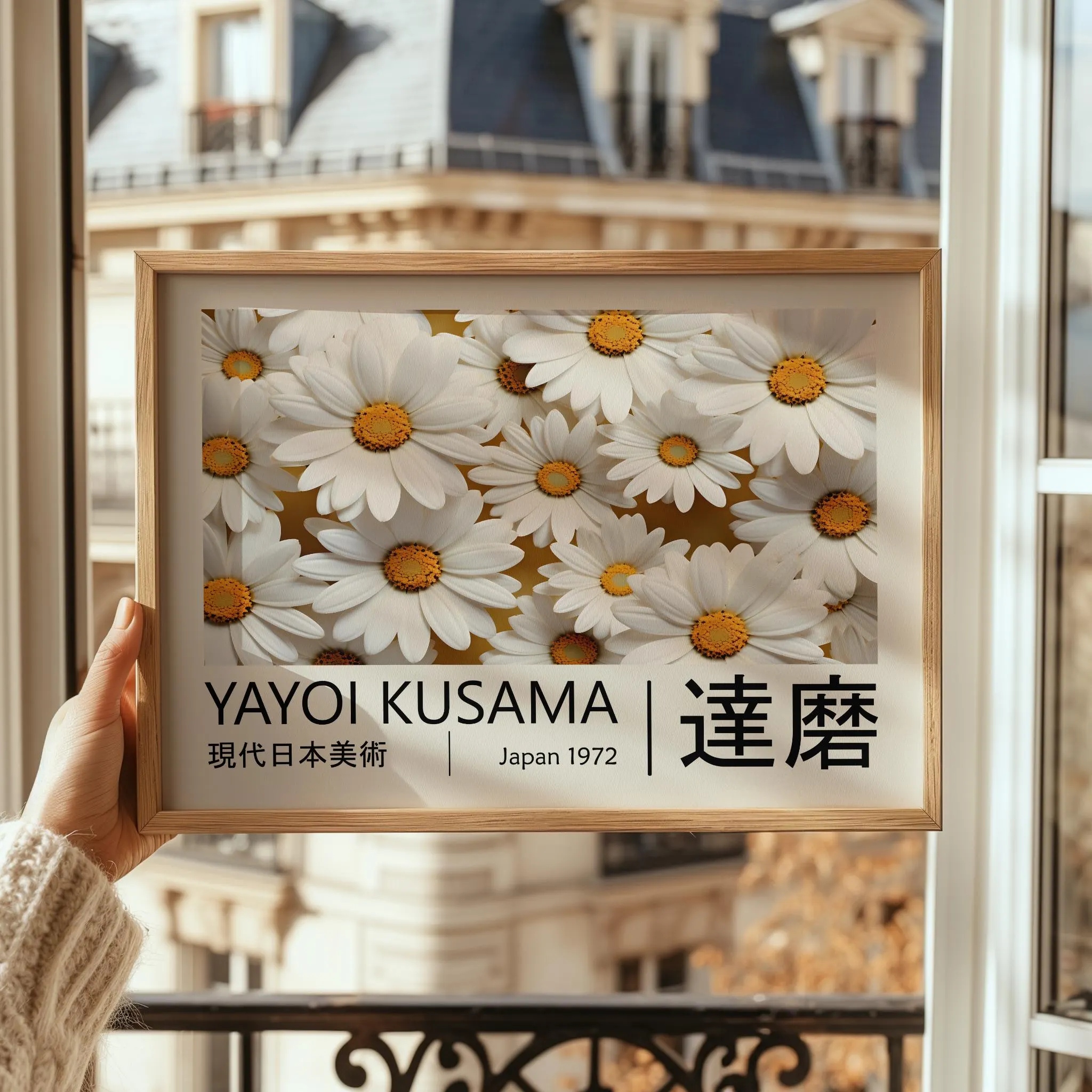Yayoi Kusama Poster Japandi Ga - Lifestyle Of Japanese บทวิจารณ์และราคา