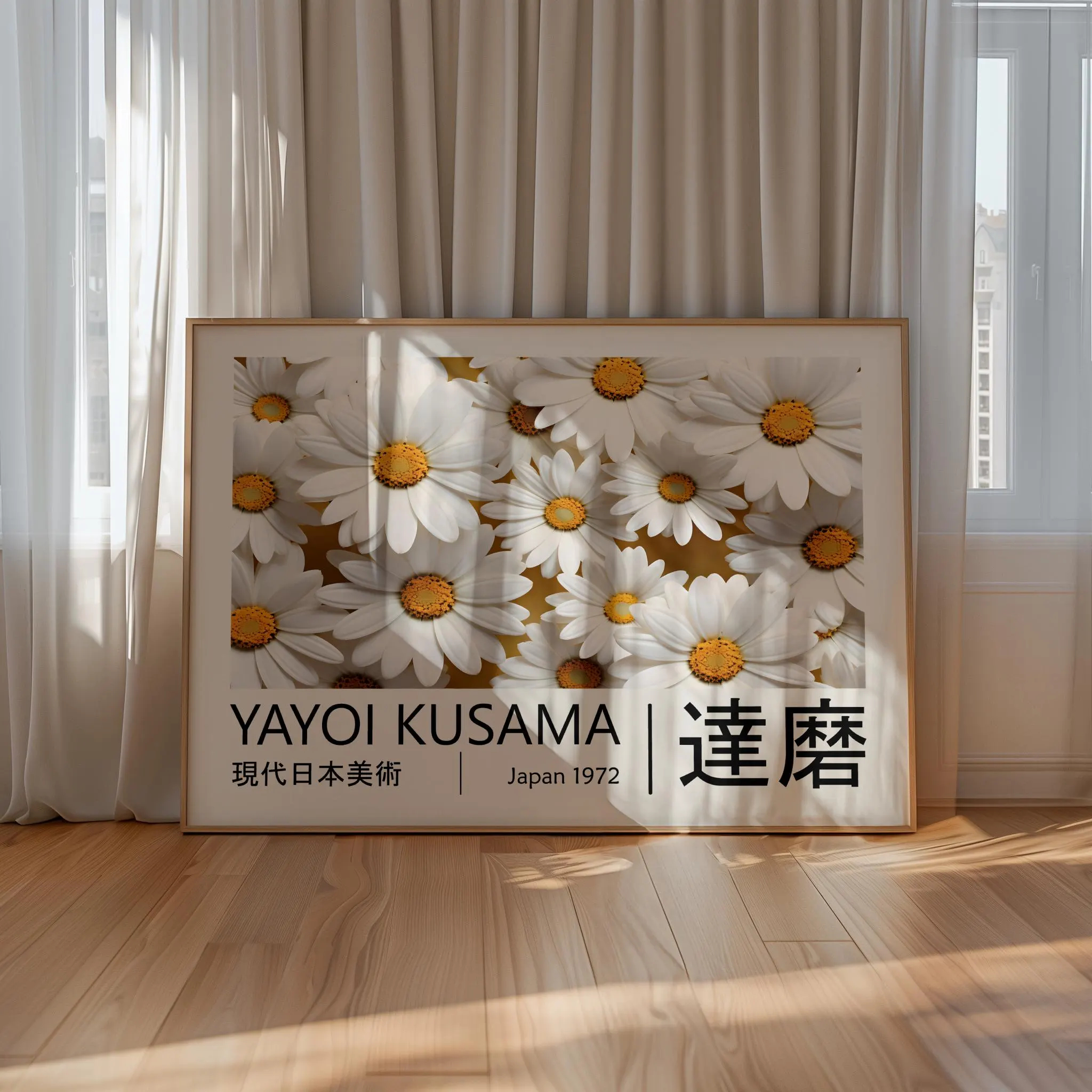 Yayoi Kusama Poster Japandi Ga - Lifestyle Of Japanese บทวิจารณ์และราคา