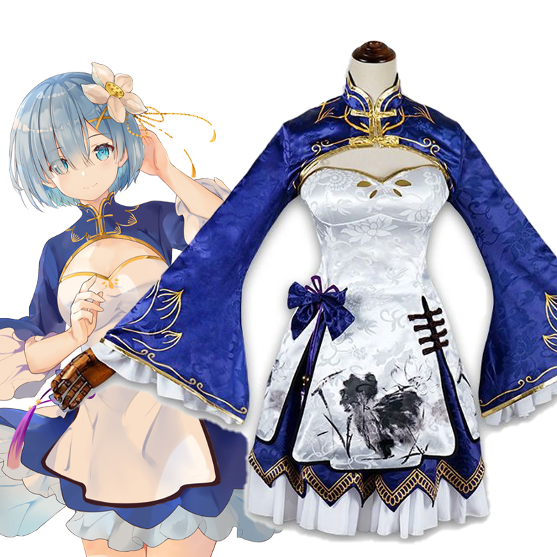 Rem Ram Cosplay Cheongsam Anim - Japanese Women Lifestyle บทวิจารณ์และราคา