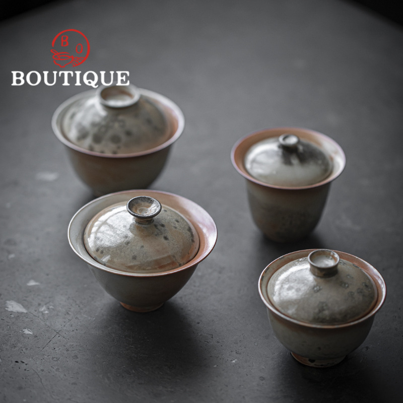 Retro Firewood Change Kiln Ink - Matcha Bowl Chawan บทวิจารณ์และราคา