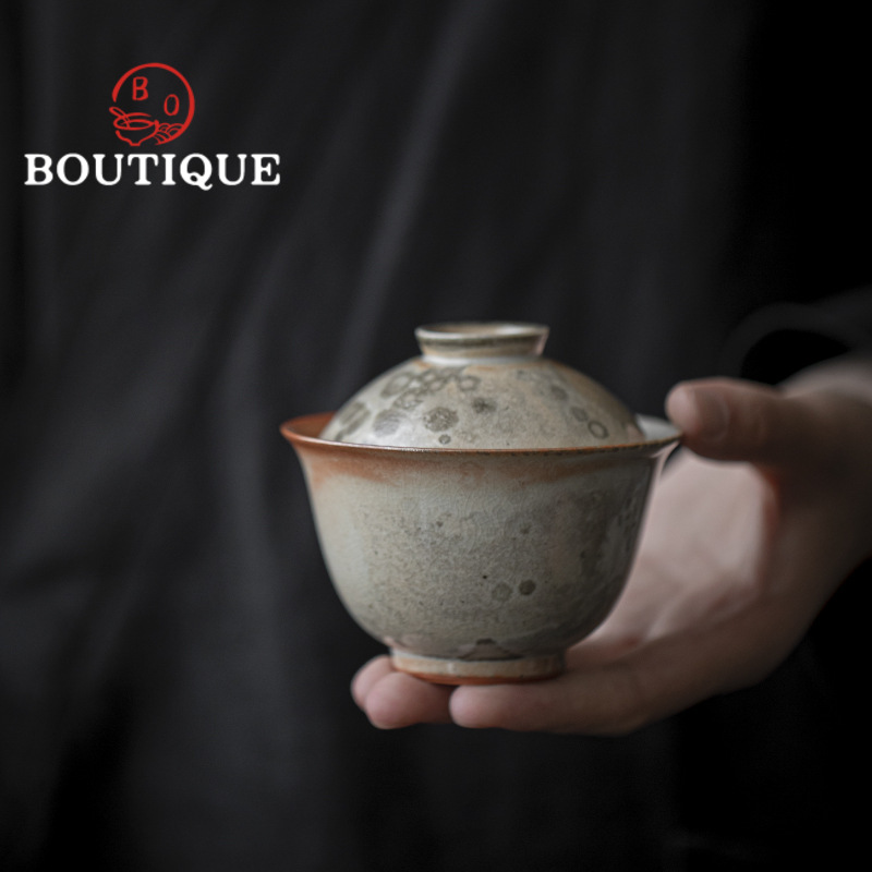 Retro Firewood Change Kiln Ink - Matcha Bowl Chawan บทวิจารณ์และราคา