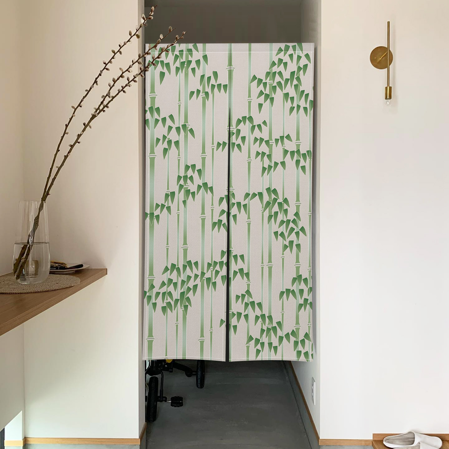 Tropical Plants Leaves Partiti - Noren Curtain Doorway บทวิจารณ์และราคา