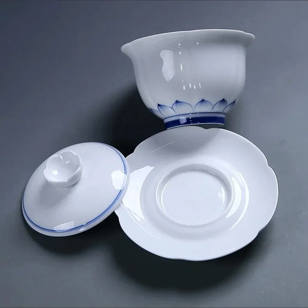 Jingdezhen-Chinese Gaiwan Tea  - Matcha Bowl Chawan บทวิจารณ์และราคา