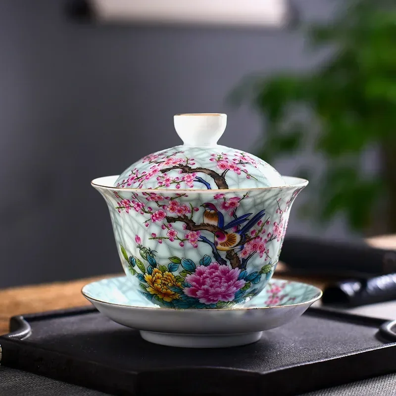 Jingdezhen-Chinese Gaiwan Tea  - Matcha Bowl Chawan บทวิจารณ์และราคา