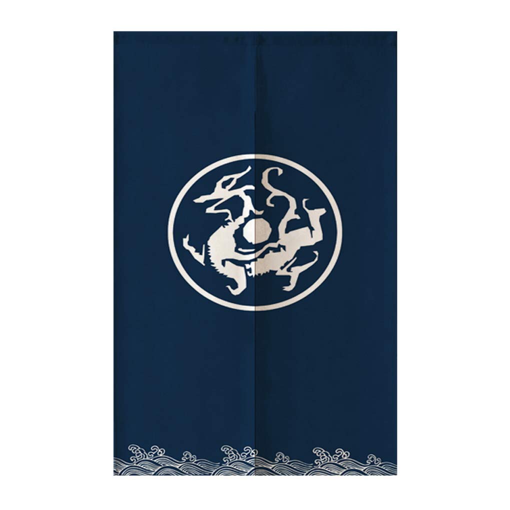 Ancient Character Fish Japanes - Noren Curtain Doorway บทวิจารณ์และราคา