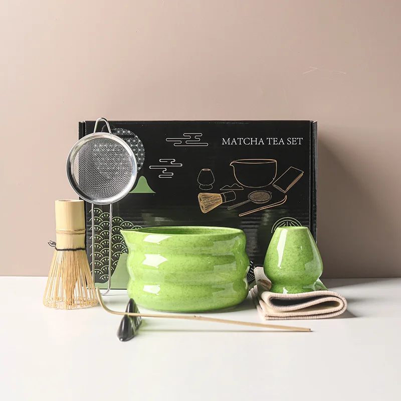 2/4//7PCS Japanese Matcha Set  - Matcha Bowl Chawan บทวิจารณ์และราคา